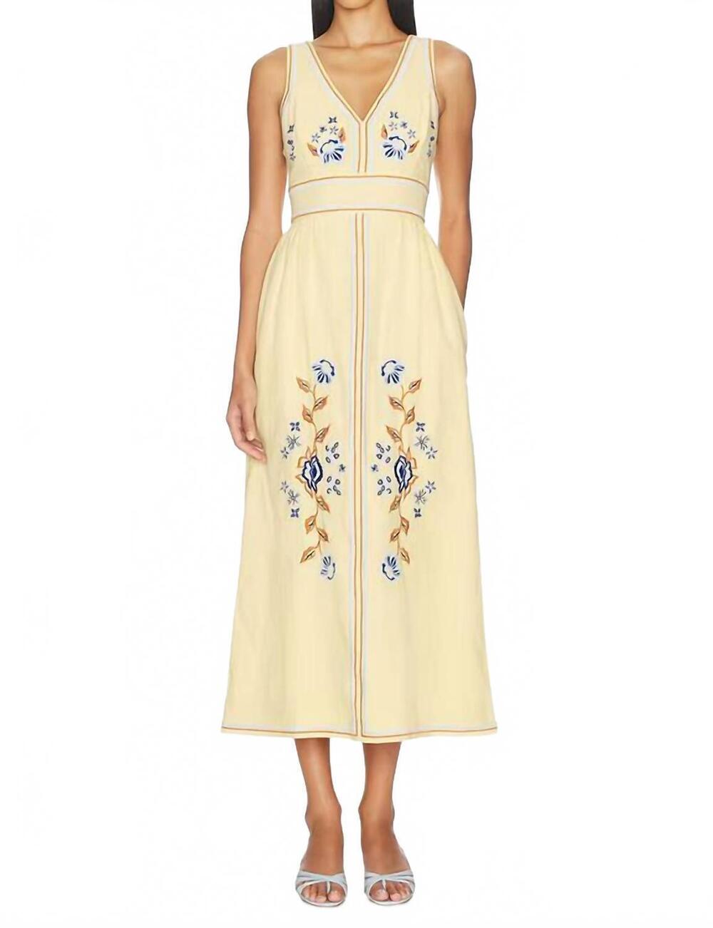 NEW CLEOBELLA jassamyn ankle dress in impala